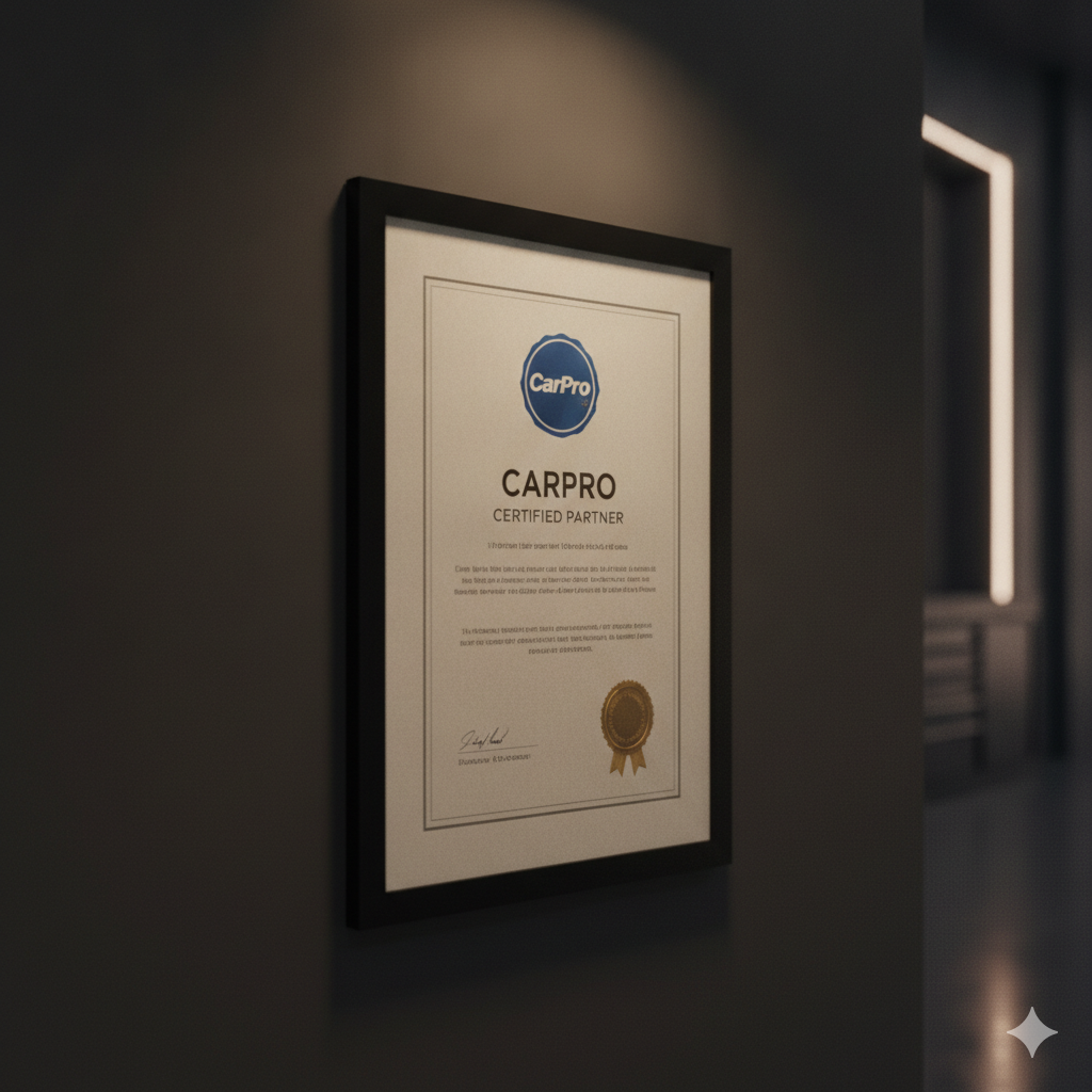 CarPro sertifikaat PPF Garage OÜ