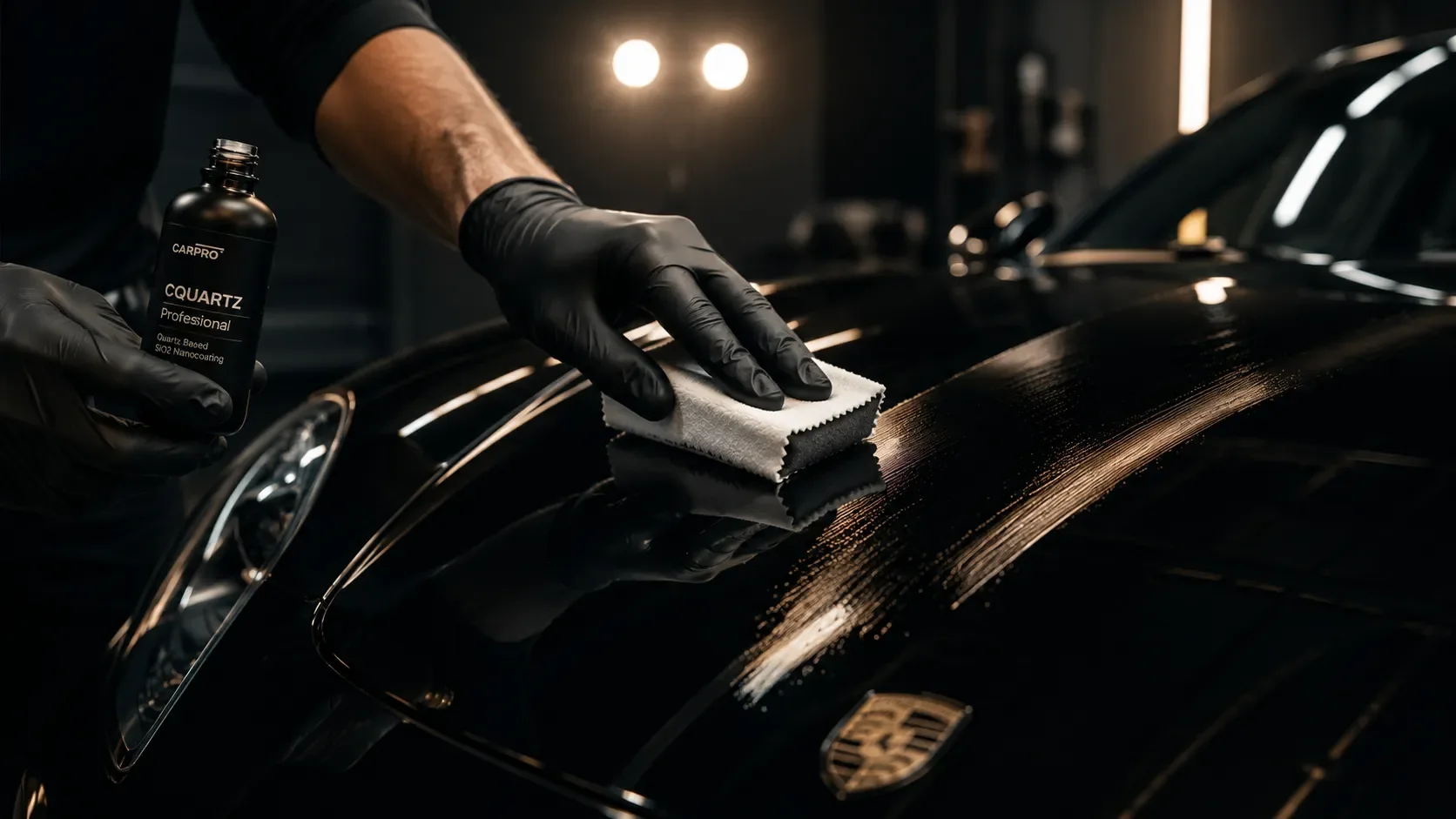 Keraamiline kaitse CarPro Quartz Pro paigaldus autole