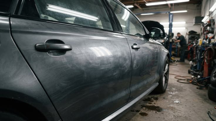 Audi RS6 keraamiline kaitse enne ja pärast